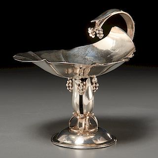 Carl Poul Petersen, silver footed compote