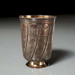 18th c. Russian silver beaker