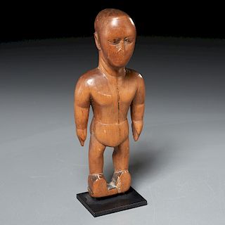 Ewe Peoples, carved fetish figure, ex-museum