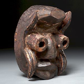 Guere-Wobe Peoples, carved mask, ex-museum