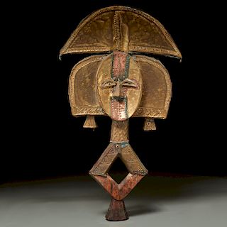 Kota Peoples, "mbulu" or "mwete" reliquary figure