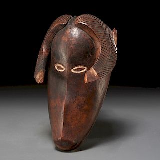 Dan or Guro Peoples, horned animal mask