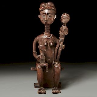 Akan tribe, eli mansa fertility figure, ex-museum