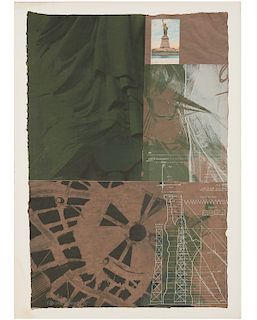 Robert Rauschenberg, lithograph, 1983