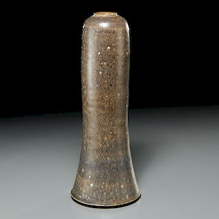 Karen Karnes, large conical ceramic vase