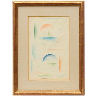 Abraham Walkowitz, colored crayon on paper, 1913