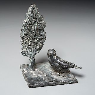 Diego Giacometti (attrib.), bronze sculpture, 1975