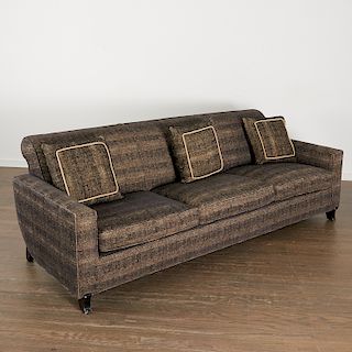 Stylish Mid-Century three-seat sofa