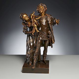 Henry Etienne Dumaige (after), bronze sculpture