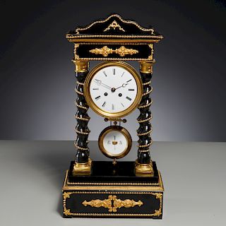 Japy Fils ormolu-mounted tempietto mantel clock