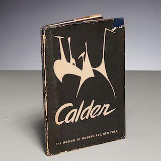 BOOK: Alexander Calder, signed and inscribed 1944