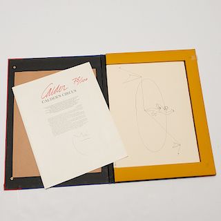 Calder's Circus, signed ltd ed 1964 portfolio