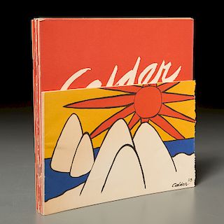 Alexander Calder, (7) Perls catalogs + invitations