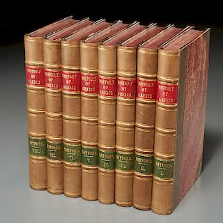 BOOKS: (8) vols Mitford, History of Greece, 1814