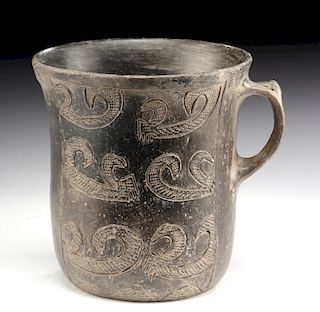 Argentinian Aguada Blackware Mug, ex-Arte Primitivo