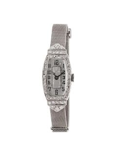 Art Deco, Diamond Wristwatch