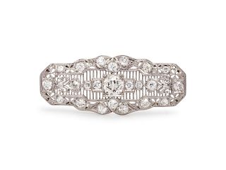 Art Deco, Diamond Brooch