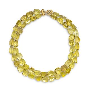 Tiffany & Co., Quartz Bead Double Strand Necklace