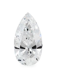 1.86 Carat Pear Shape Brilliant Cut Diamond