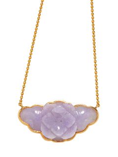 Lavender Jade Necklace