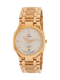 Concord, Gold 'Saratoga' Wristwatch