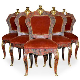 19th Century Boulle Dining Chairs