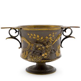 Ferdinand Barbedienne Style Bronze Cache Pot