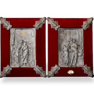 Silver Bronze Framed Plaques