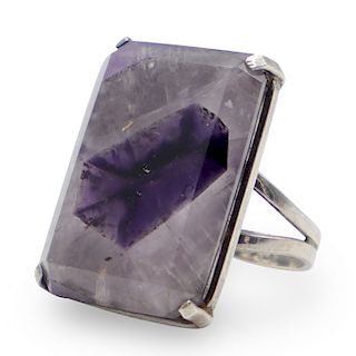 Sterling Silver and Amethyst Ring