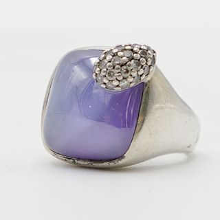 Vintage Sterling and Amethyst Ring