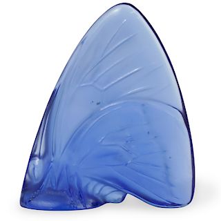 Lalique Crystal Butterfly Figurine