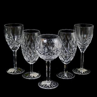 (5 Pc) Waterford Crystal Cut Glasses
