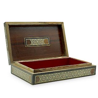 Moroccan Inlaid Jewlery Box