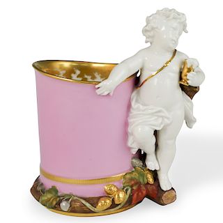 German Porcelain Figural Mug