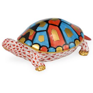 Herend Porcelain Fishnet Turtle