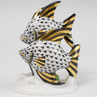 Herend Double Fish Porcelain