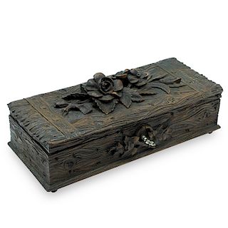 19th Cent. French Carved Wood Box