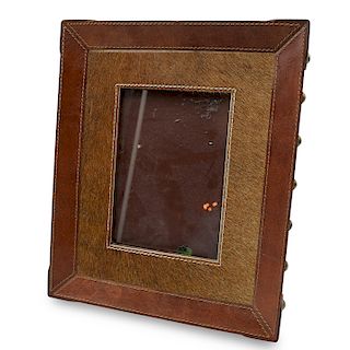 Drexel Heritage Leather Picture Frame