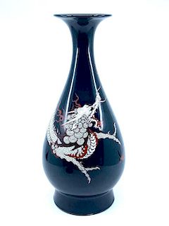Japanese Porcelain Studio Vase, 20thc.