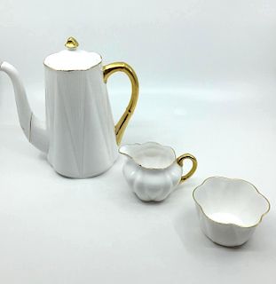 Three Piece Shelley Porcelain Tea Service