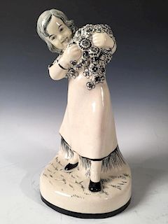 Austrian Ceramic Figure by Johanna Meier-Michel