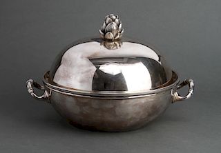 Art Deco Puiforcat Silver-Plate Serving Dish