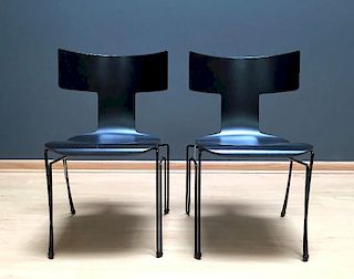 Pair Donghia Side Chairs, Contemporary