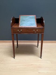 George III Tambour Roll Top Writing Desk, c.1790
