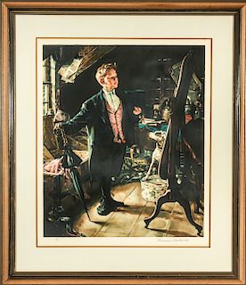 Norman Rockwell "Top Hat and Tails" Lithograph