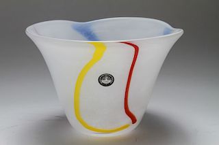 Modern IHG Waterford Ireland Art Glass Bowl