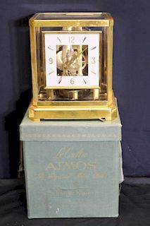 Jaegar Lecoultre Atmos Clock In Original Box
