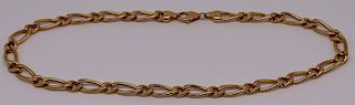 JEWELRY. Austrian 14kt Gold Chain Necklace.