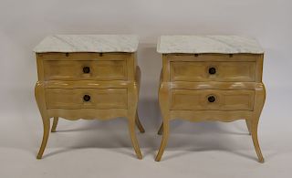 Pair Of Vintage And Quality Marbletop French