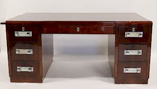 Fine Quality Continental Art Deco Desk.